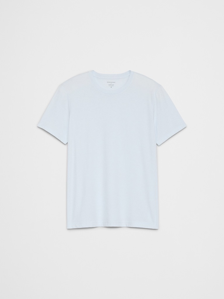 Standard-Fit Premium Wash Crew-Neck T-Shirt