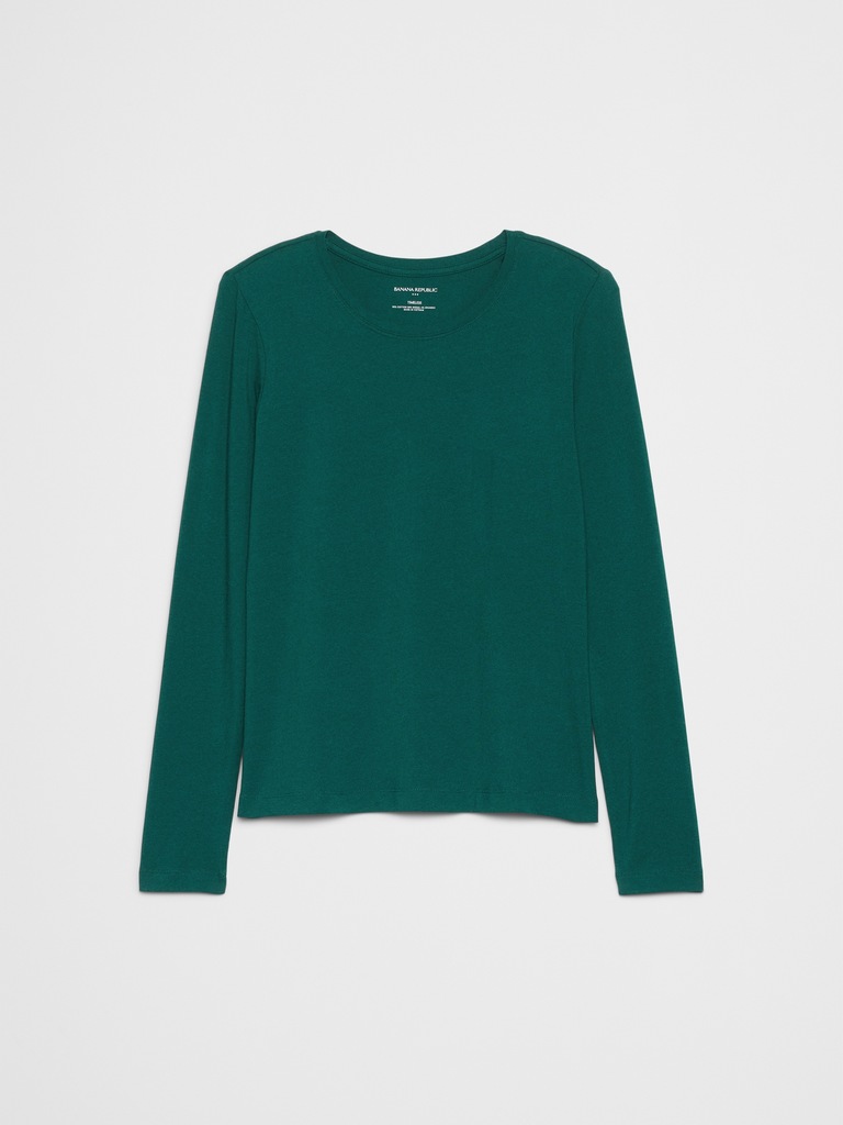 Timeless Long-Sleeve Crew-Neck T-Shirt