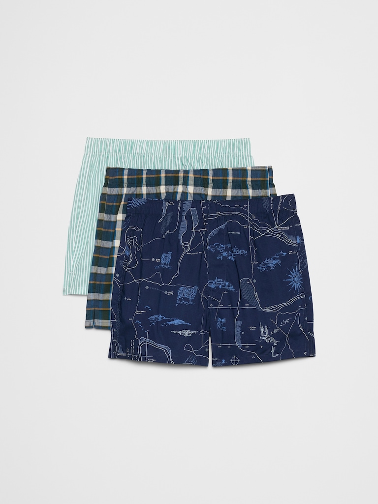 Cotton Boxers (3 Pack)