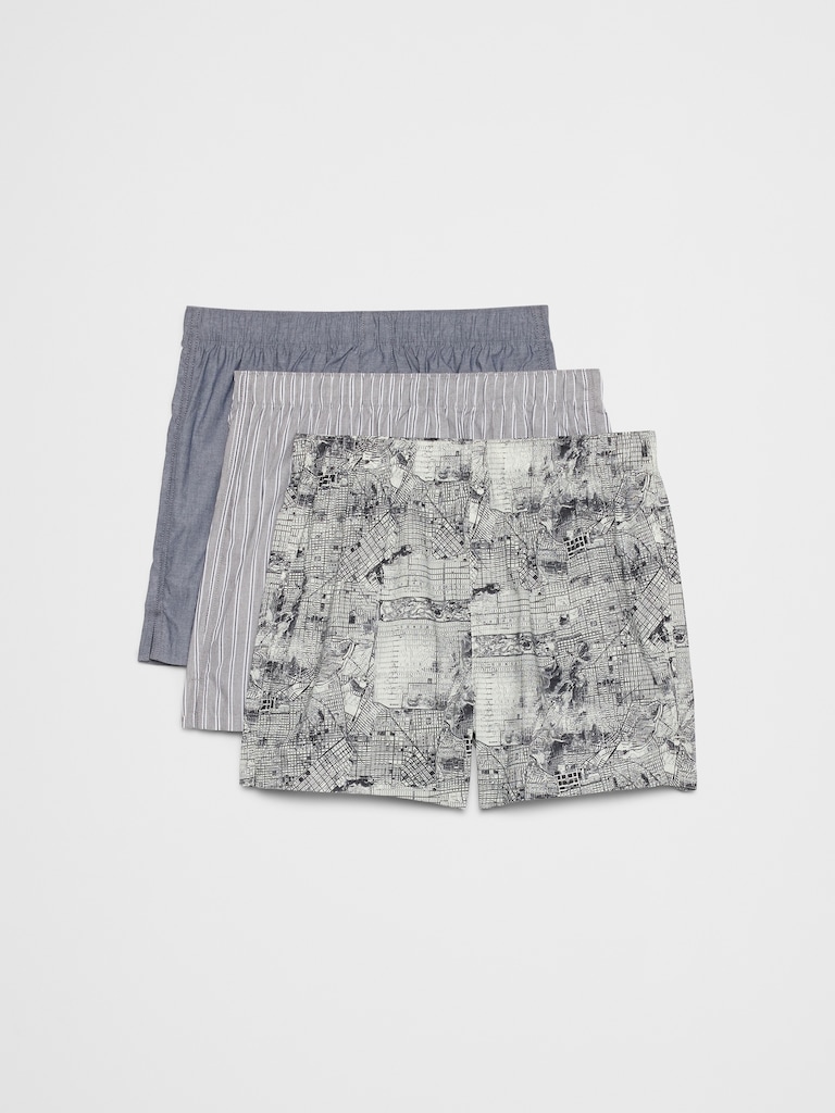 Cotton Boxers (3 Pack)