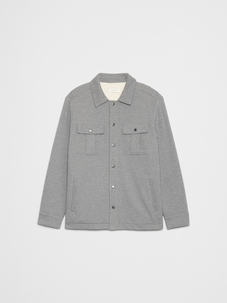 Sherpa Lined Shirt Jacket