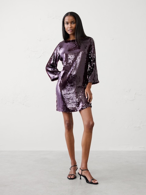 Robe Bleue Banana Republic Factory - Taille 10P (Petites) - Style A-Line, œillets - Neuf Avec étiquettes