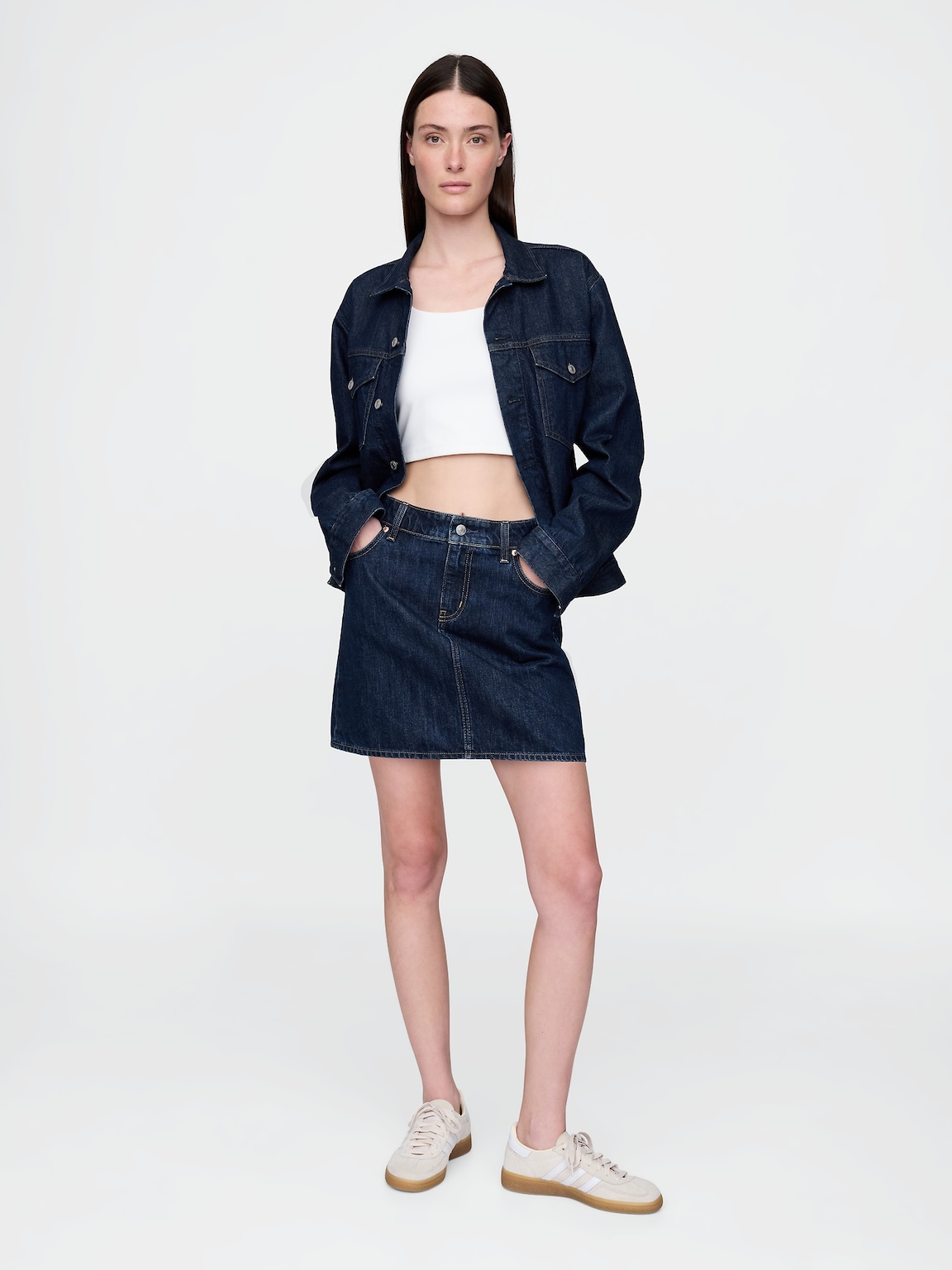 Denim Mini Skirt
