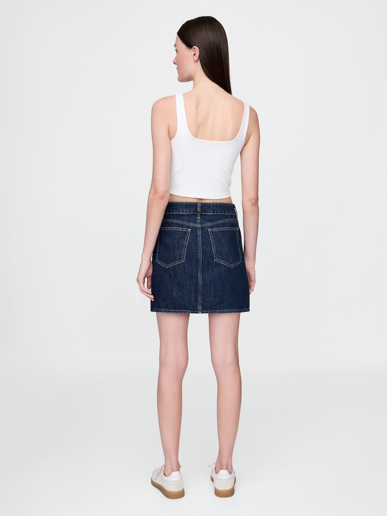 Denim Mini Skirt