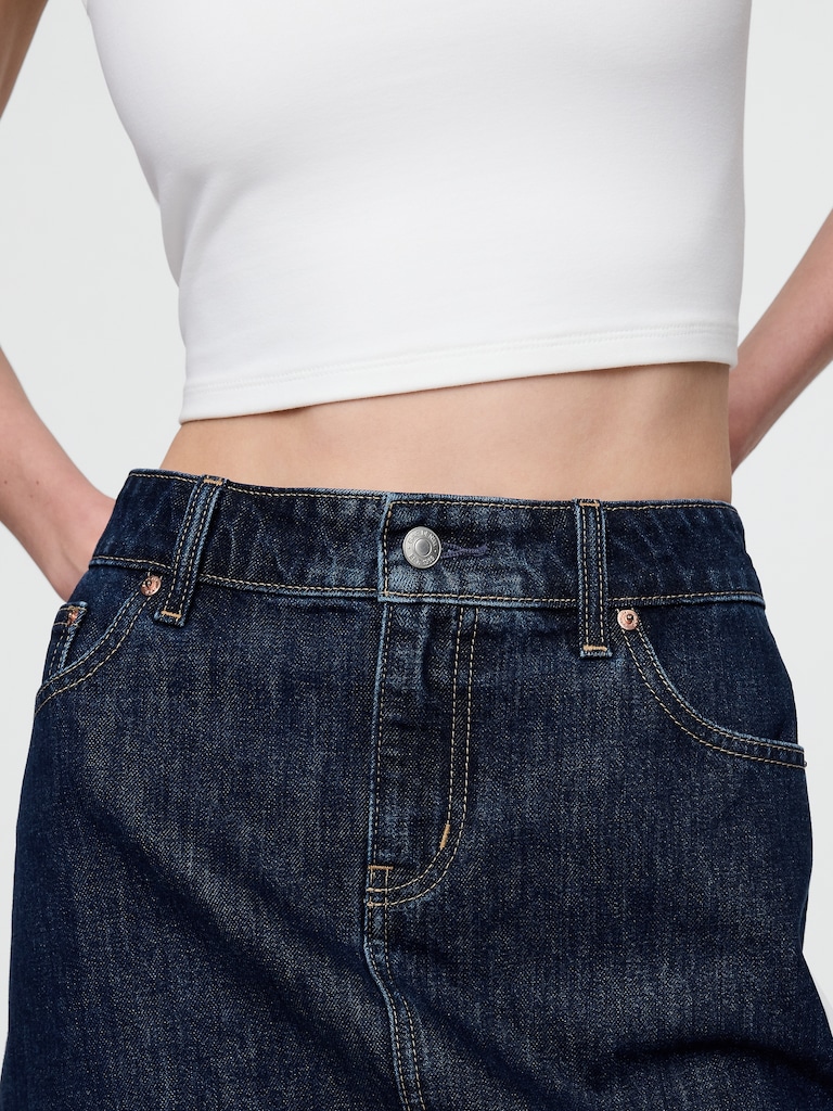 Denim Mini Skirt