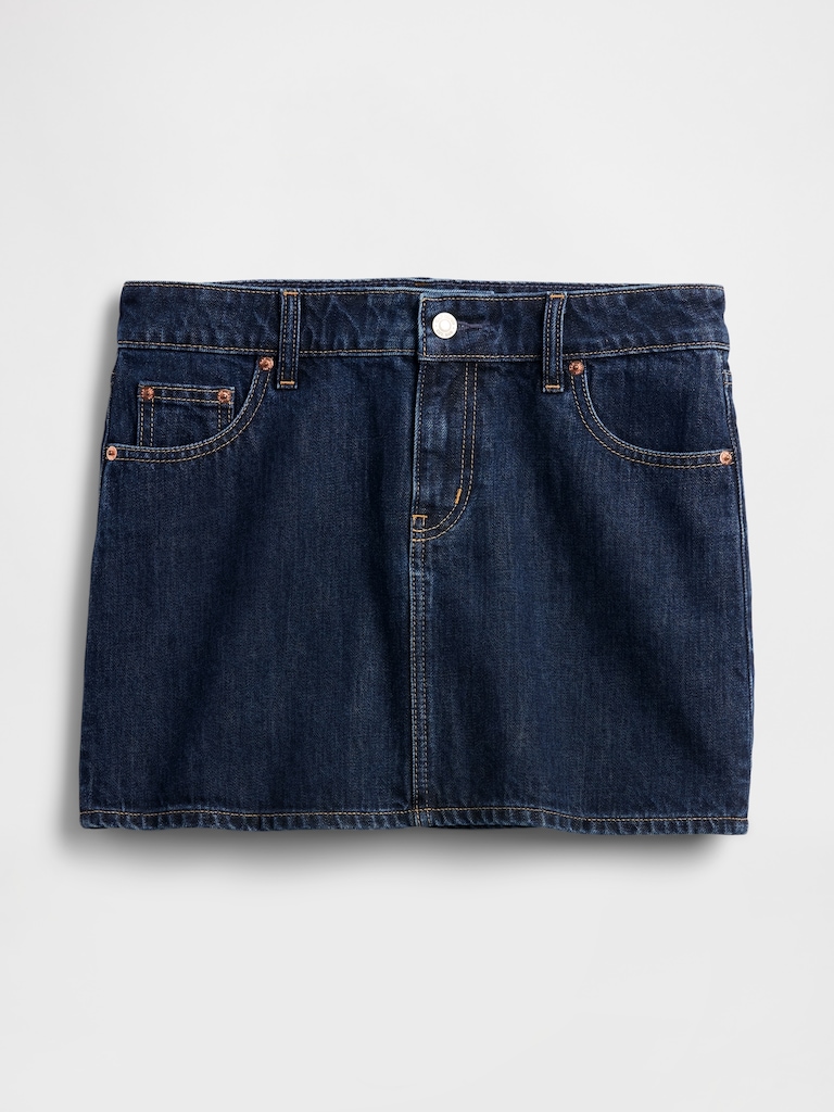 Denim Mini Skirt
