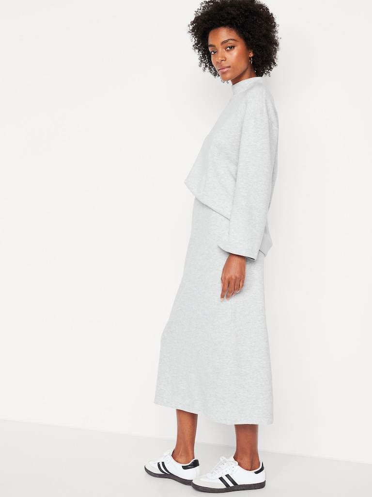 Cozy Knit Midi Skirt