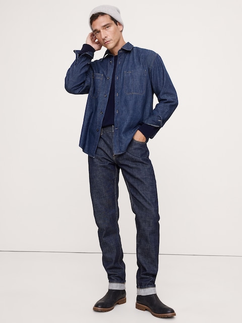 Men's Casual Chambray & Denim Shirts | Banana Republic