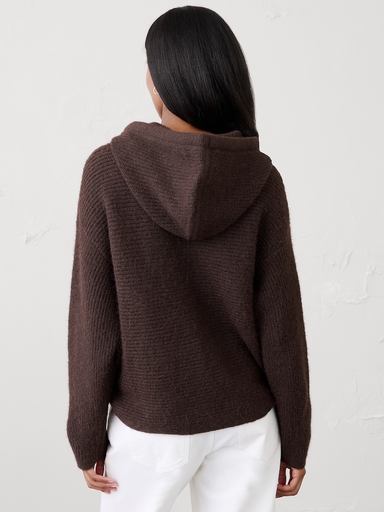 Brushed Cozy Sweater Hoodie