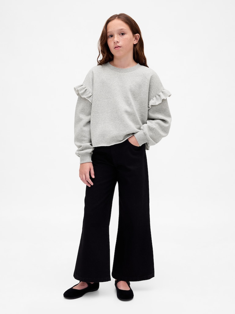 Kids VintageSoft Ruffle Sweatshirt
