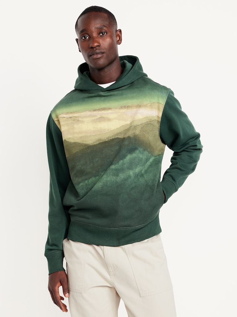 Rotation Graphic Popover Hoodie