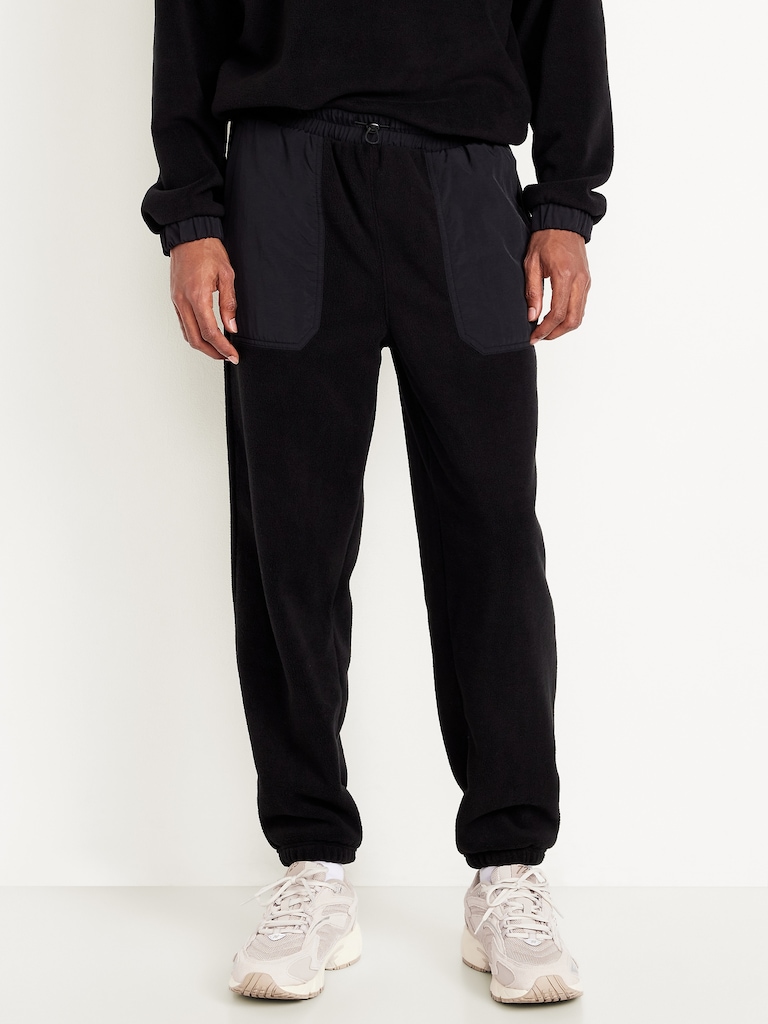 Loose Microfleece Utility Joggers