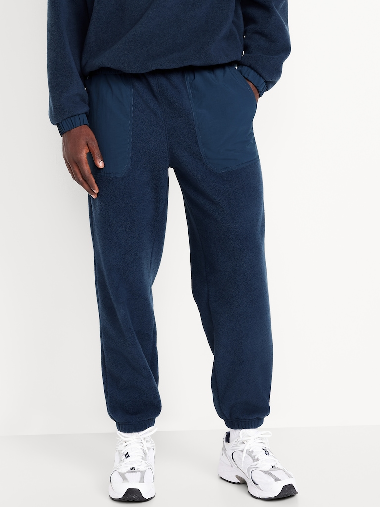 Loose Microfleece Utility Joggers