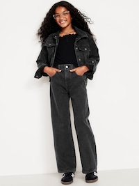 Baggy Straight-Leg Jeans for Girls