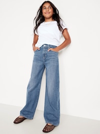 Baggy Straight-Leg Jeans for Girls