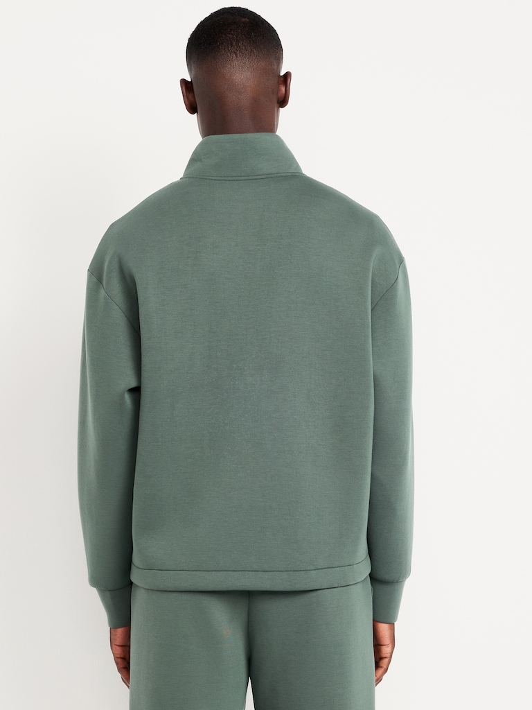 Bounce Fleece Oversized Quarter-Zip Pullover