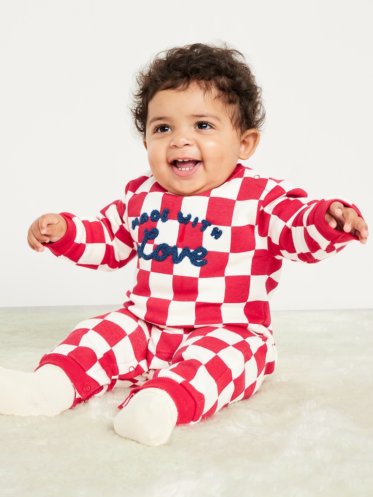 Printed Fleece One-Piece for Baby