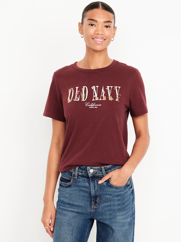 Crew-Neck Logo-Graphic T-Shirt