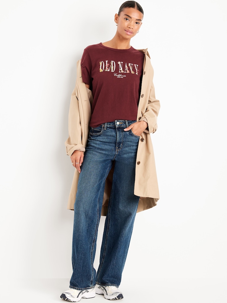 Crew-Neck Logo-Graphic T-Shirt