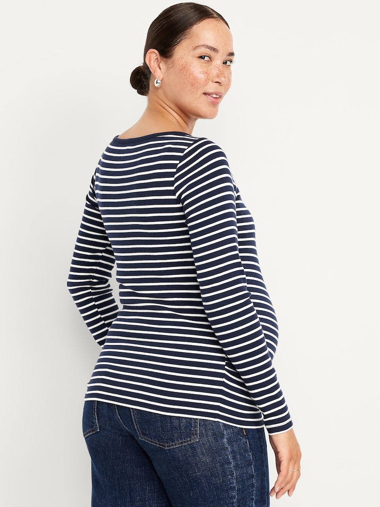 Maternity Snug Boatneck T-Shirt