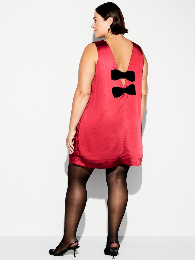 The Occasion by Old Navy Satin Mini Shift Dress