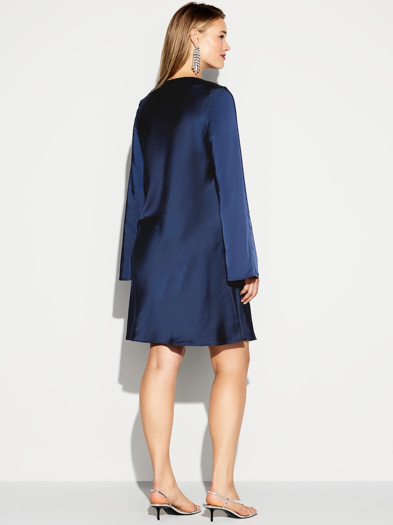 The Occasion by Old Navy Satin Flare-Sleeve Mini Dress