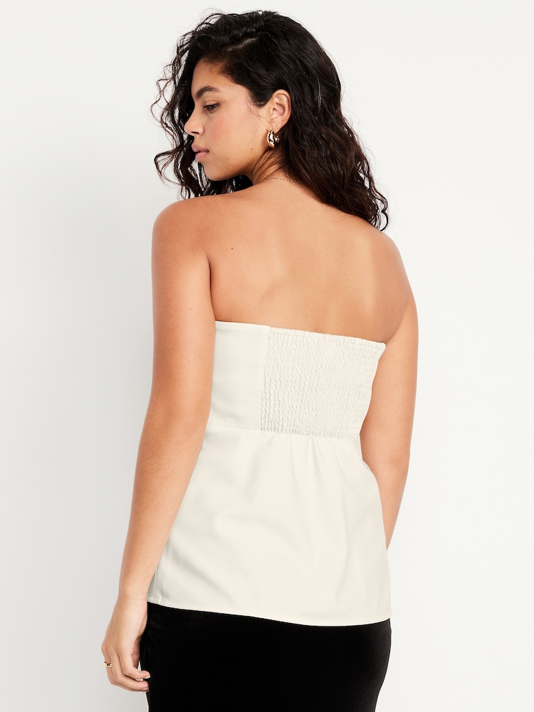 Fitted Strapless Top