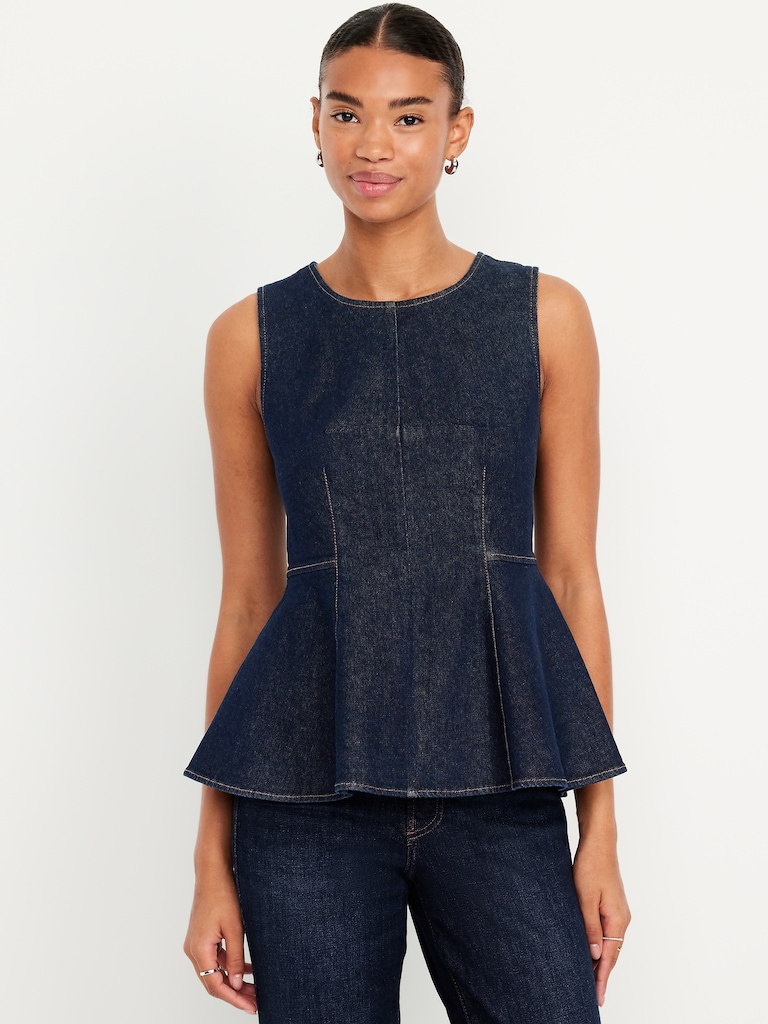 V-Neck Hardware One-Piece Swimsuit