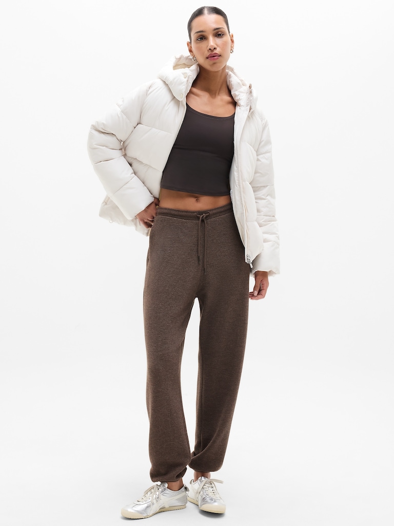 Tranquil Mid Rise Waffle Jogger