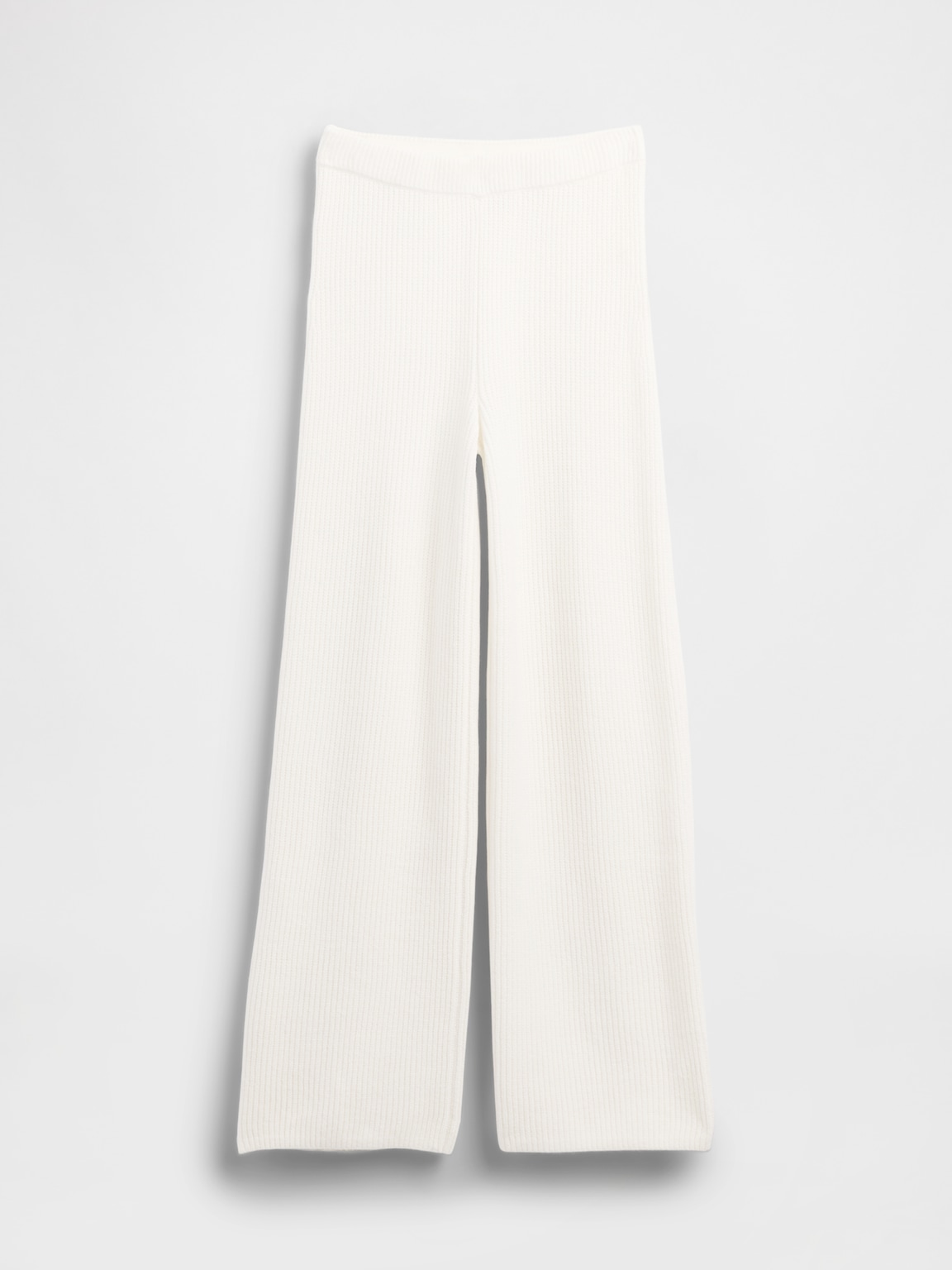 CashSoft Shaker-Stitch Sweater Pants