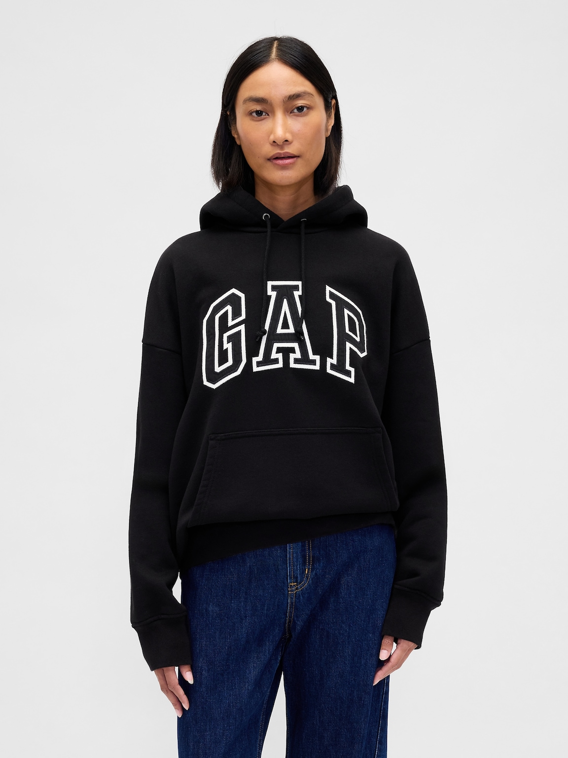 Extra Heavyweight French Terry Oversized Logo Hoodie