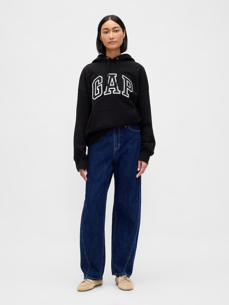 Extra Heavyweight French Terry Oversized Logo Hoodie
