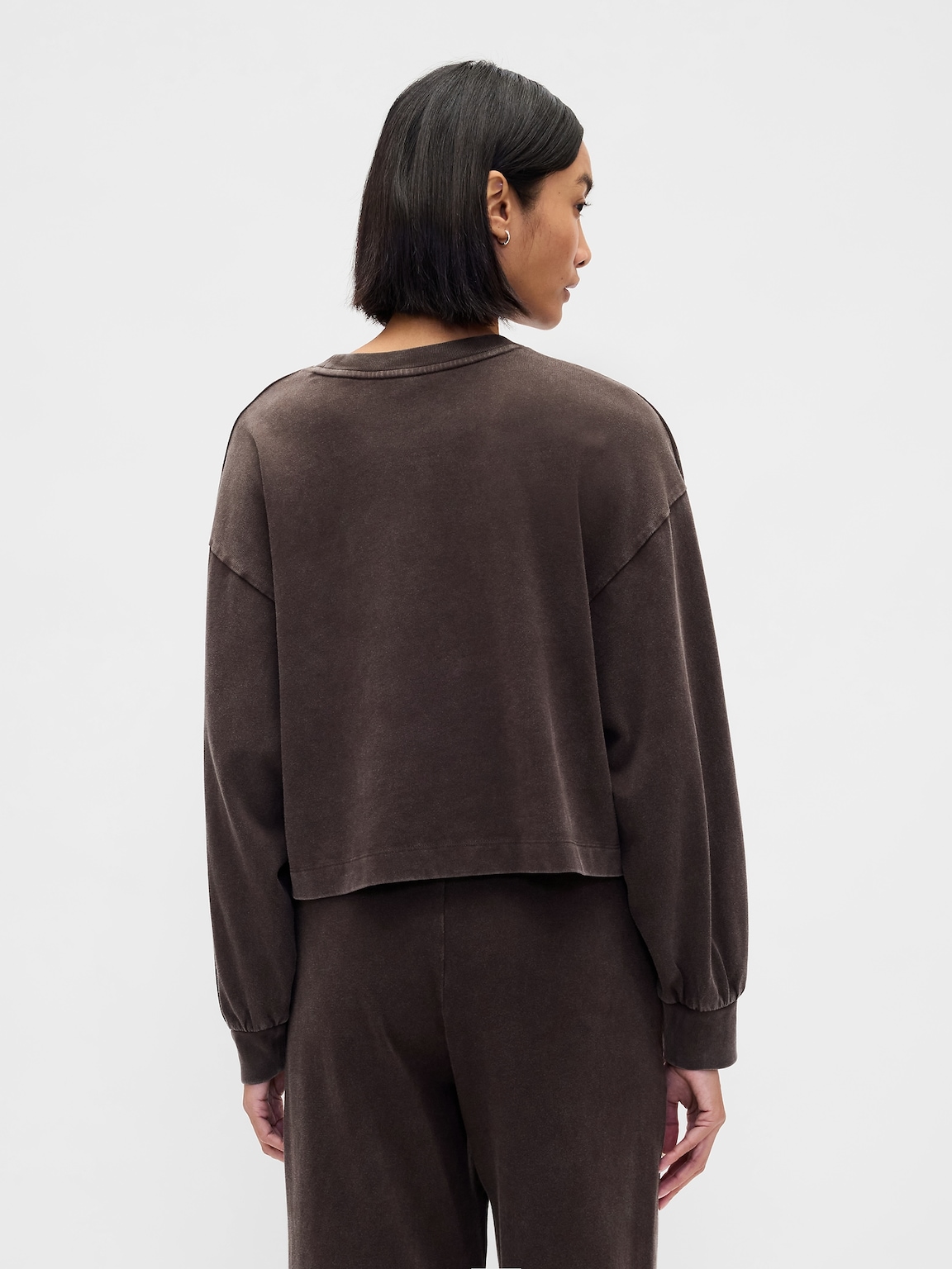 Organic Cotton VintageSoft Crop Sweatshirt