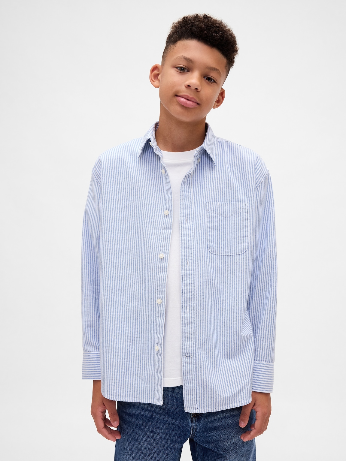 Kids Relaxed Oxford Shirt