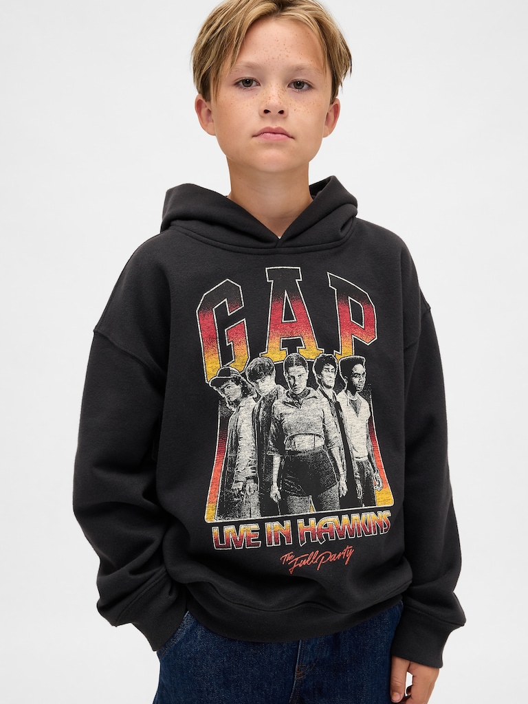 Stranger Things Kids VintageSoft Graphic Hoodie