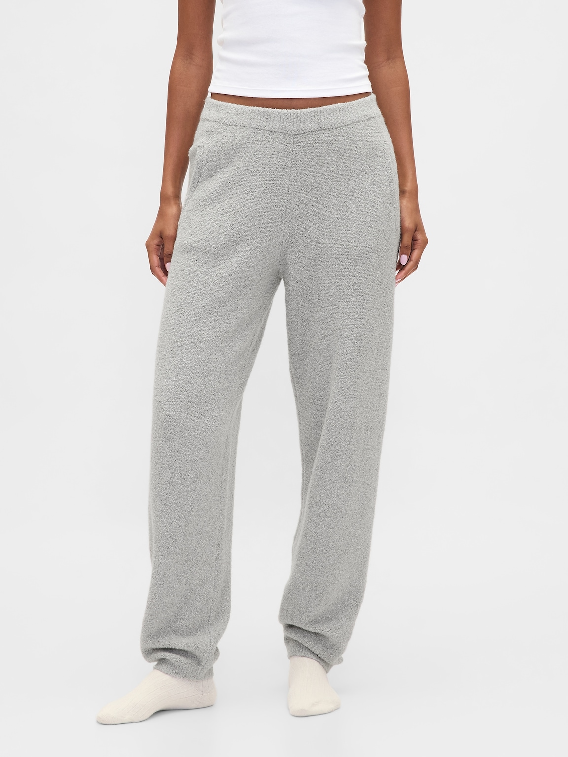 CashSoft Boucle Sweater Joggers