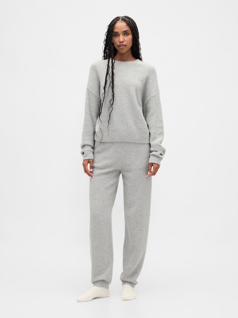 CashSoft Boucle Sweater Joggers