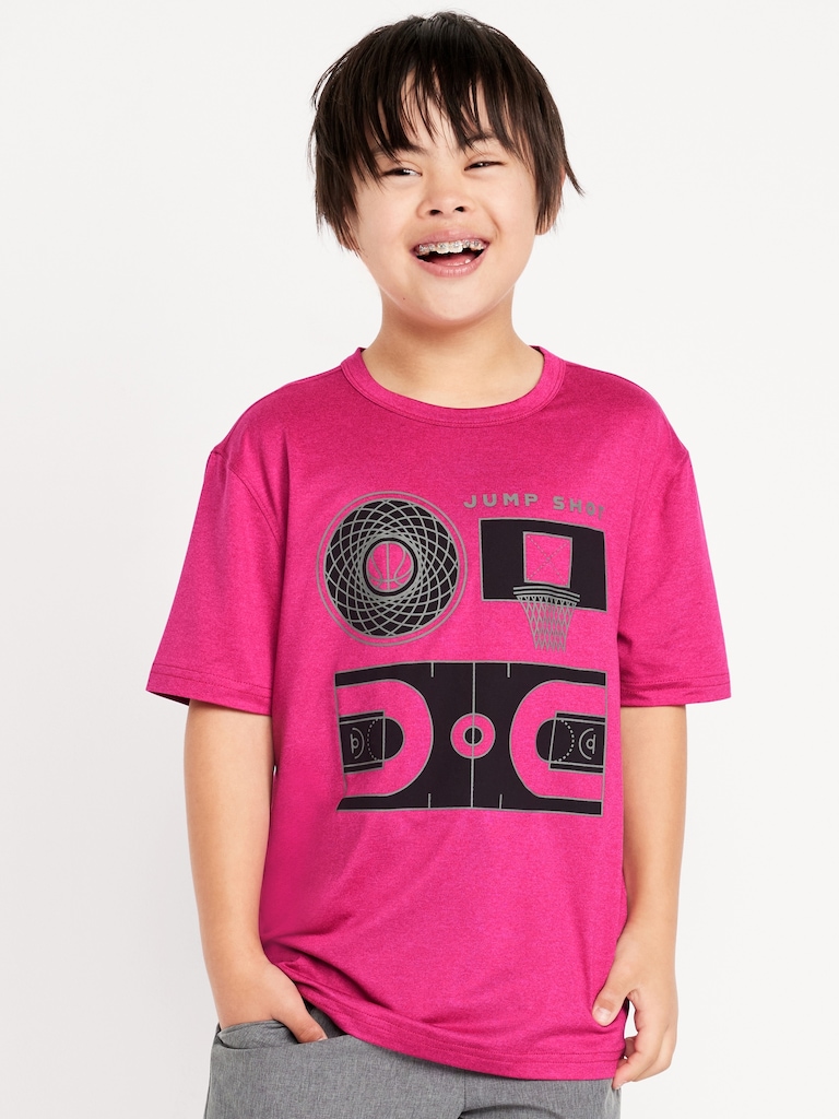 T-shirt à imprimé Performance NuageSport pour garçon