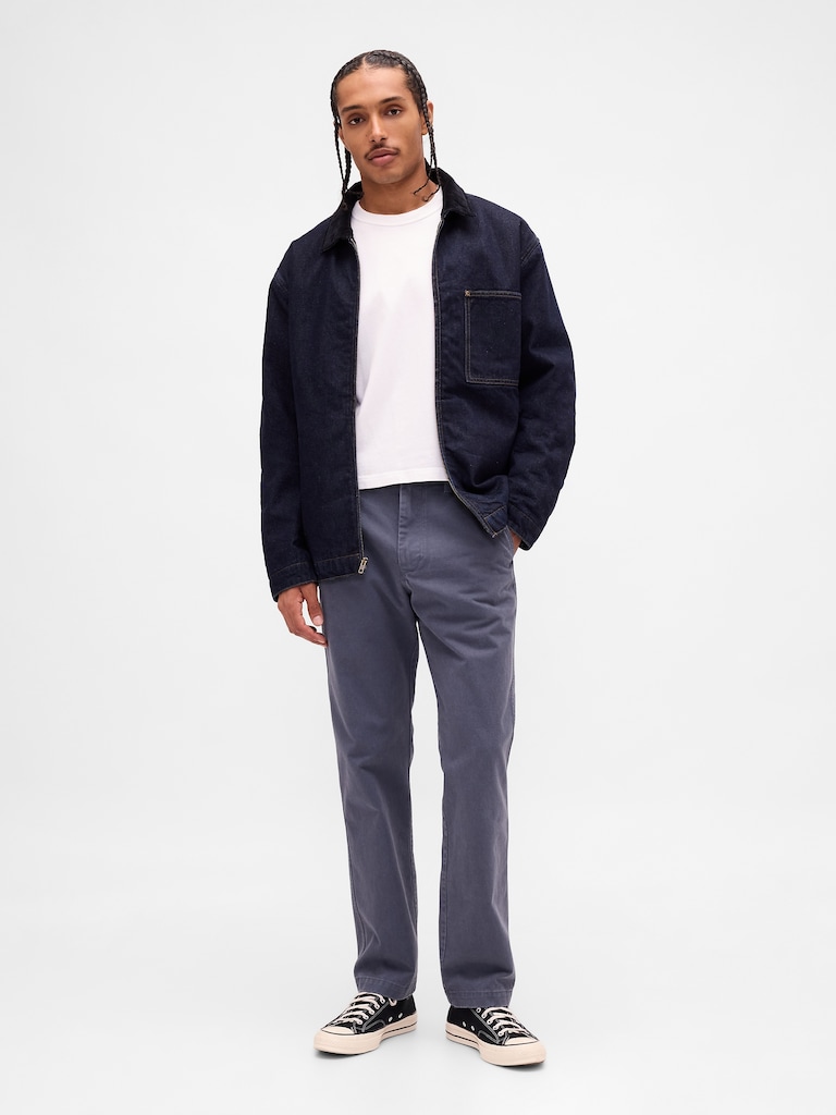 Heavyweight Twill Relaxed Straight Khakis