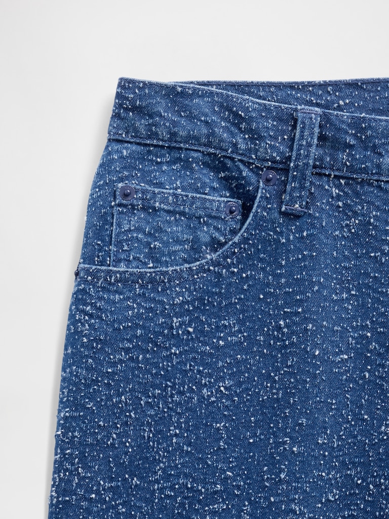 GapStudio Low Rise Denim Tweed Loose Jeans