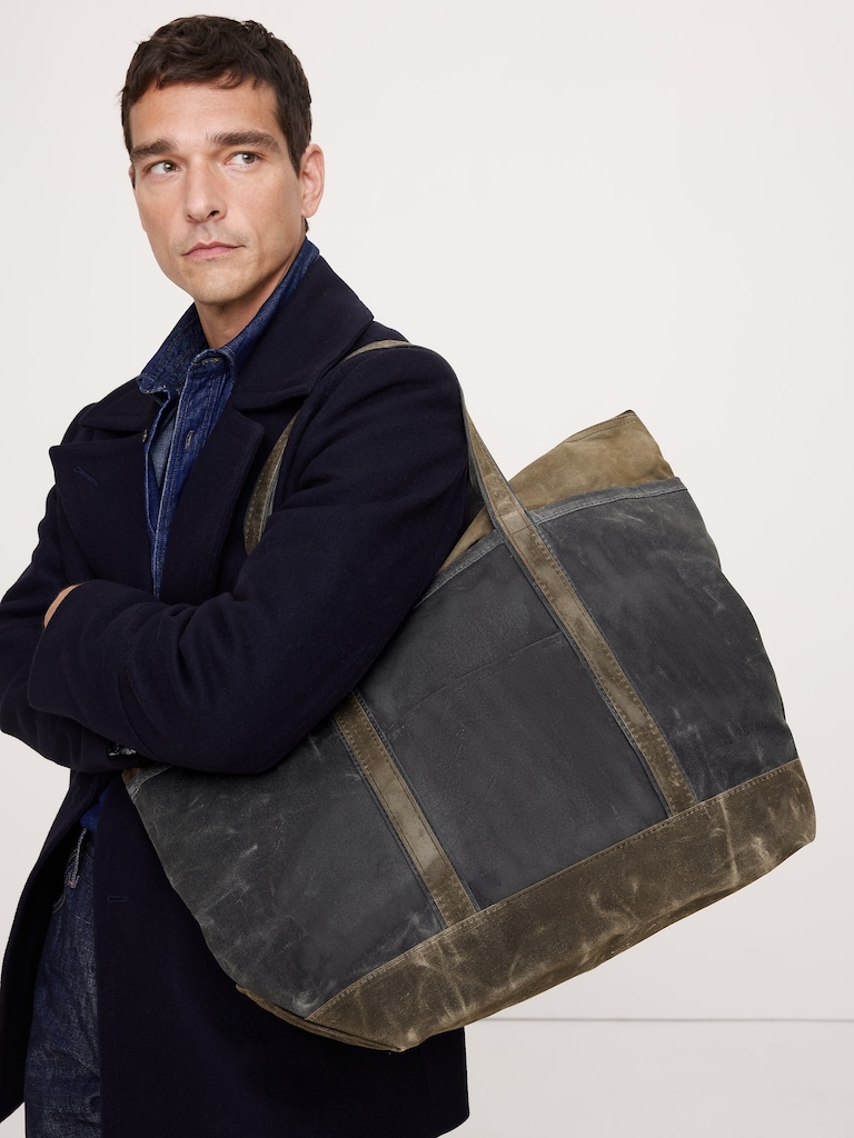 Waxed Canvas Tote by CB Station