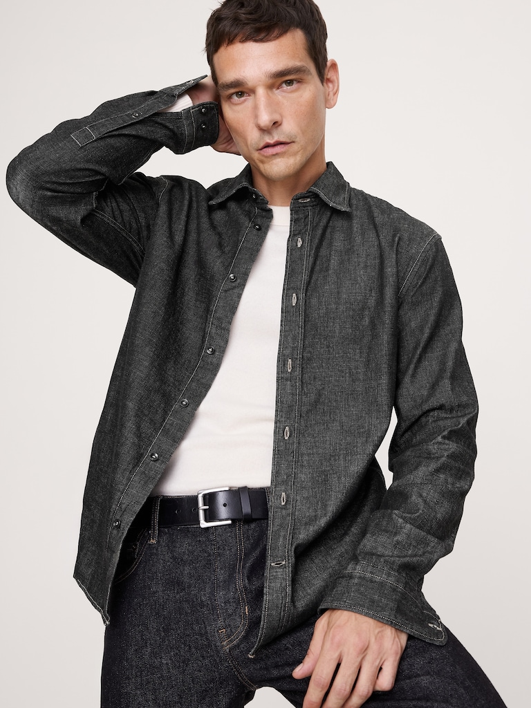 Standard-Fit Denim Shirt
