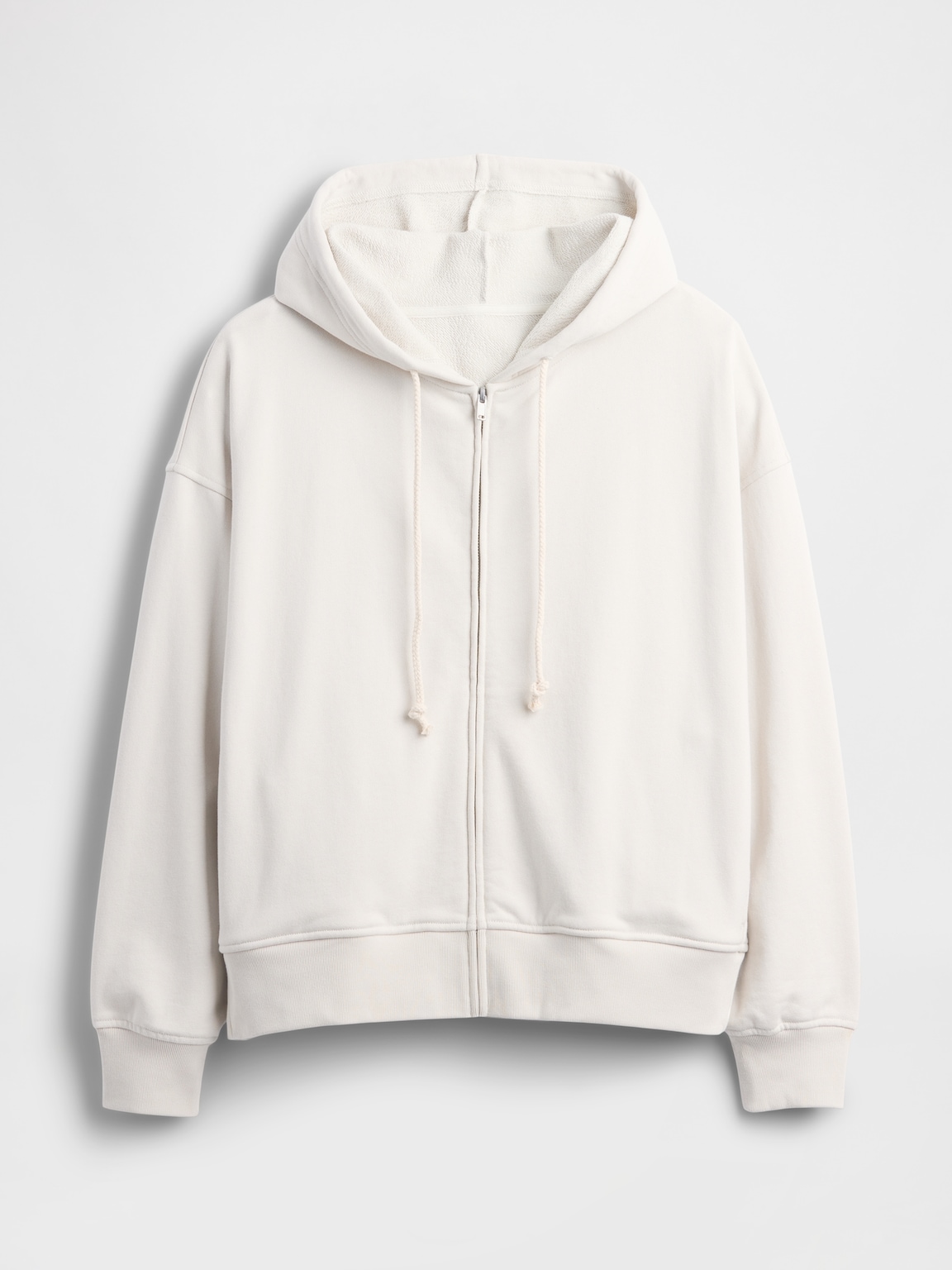 Heavyweight French Terry Oversized Zip Hoodie