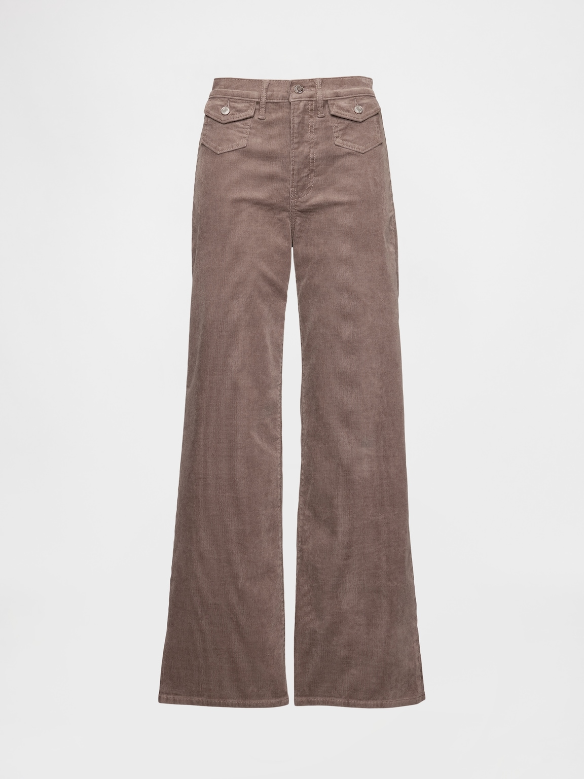 High Rise Stride Corduroy Wide-Leg Pants
