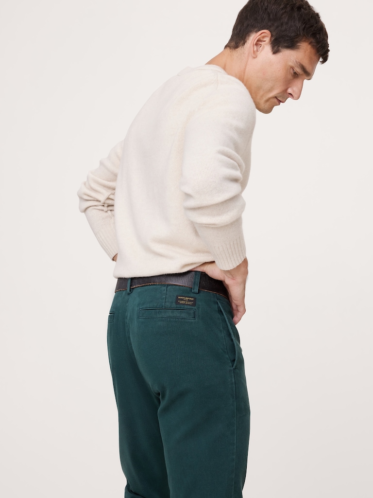 Straight Brushed Italian Chino