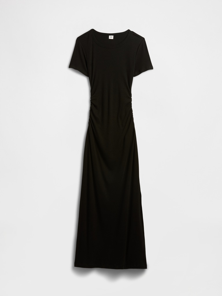 Ribbed T-Shirt Maxi Dress