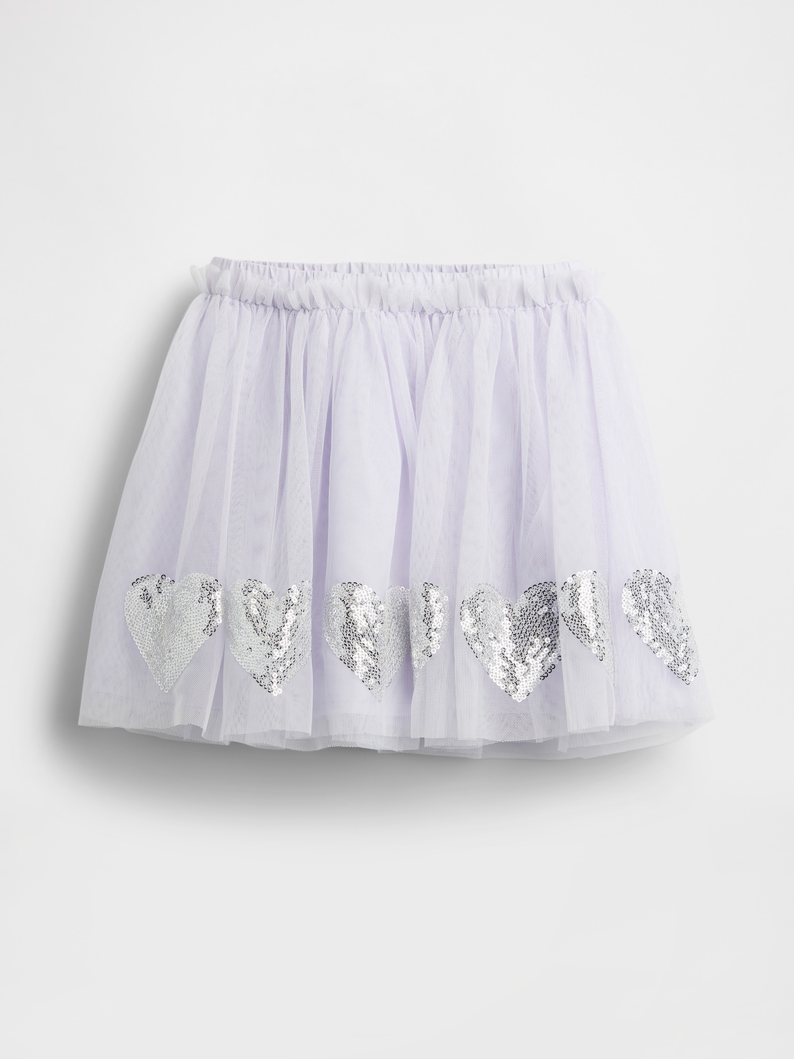 Baby & Toddler Tulle & Sequin Heart Skirt