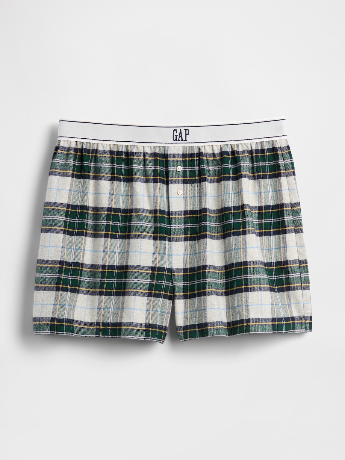 Logo Flannel Boxer Shorts