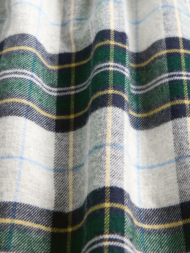 Logo Flannel Boxer Shorts