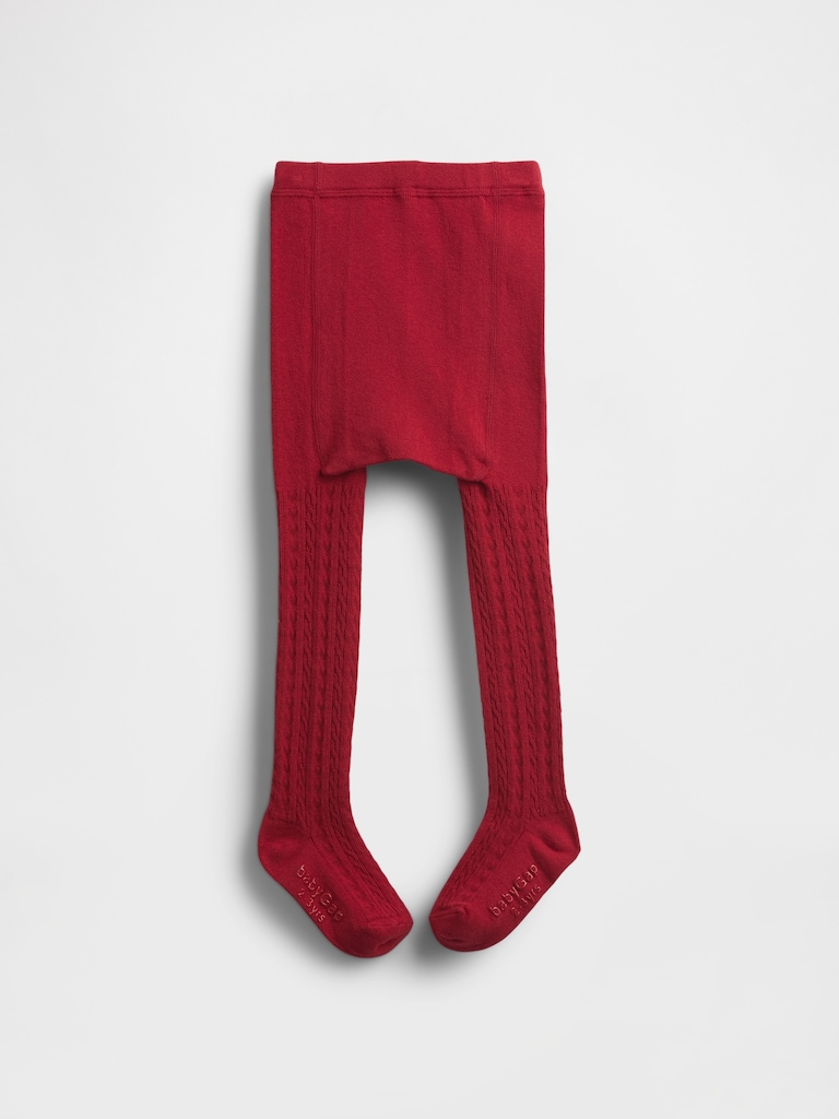 Baby & Toddler Cable-Knit Tights